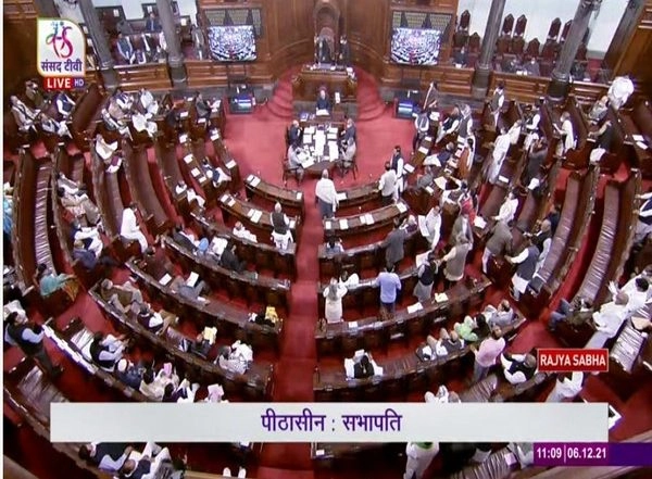 India News | RS Adjourned Till 3 Pm Amid Opposition's Ruckus Demanding Revocation of Suspension of 12 MPs