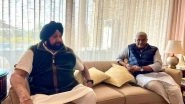 India News | Punjab Polls: Capt. Amarinder Singh Met BJP Punjab Incharge Gajendra Singh Shekhawat Amid Talks on Seat Sharing