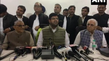 India News | Farmers Should Open Borders as Centre Repealed Farm Laws, Ready to Talk on MSP: Dushyant Chautala