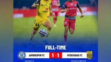 Sports News | ISL: Jamshedpur and Hyderabad Play out Gripping Draw