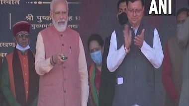 India News | PM Modi Inaugurates, Lays Foundation Stone for Multiple Projects Worth Rs 18,000 Cr in Dehradun