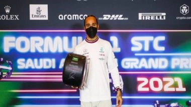 Sports News | Saudi Arabia GP: Hamilton Takes Pole After Verstappen Crashes in Qualifying