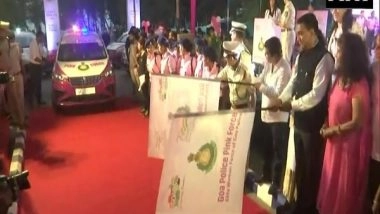India News | Pink Force of Goa Police Flagged off to Enhance Safety, Security of Women, Children