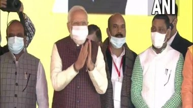 India News | PM Modi Lays Foundation Stone of Ganga Expressway in UP's Shahjahanpur