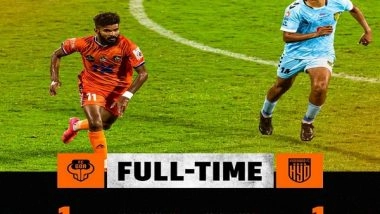 Sports News | ISL: FC Goa Play First Draw After a Thrilling Contest with Hyderabad