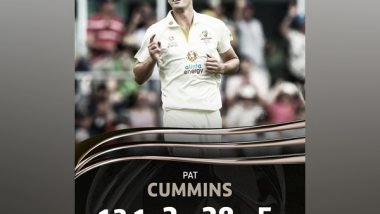 Sports News | Cummins Becomes First Captain to Get Five-wicket Haul in Ashes After Bob Willis in 1982