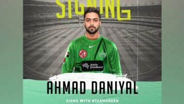 Sports News | BBL: Melbourne Stars Sign Pak Pacer Ahmad Daniyal