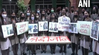 India News | School Students in Jammu Pay Tributes to CDS Rawat