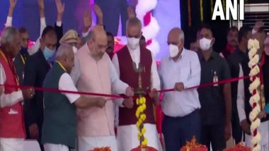 Amit Shah Lays Foundation Stone of Umiya Mata Temple in Ahmedabad