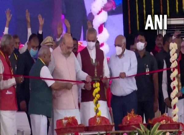 Amit Shah Lays Foundation Stone of Umiya Mata Temple in Ahmedabad