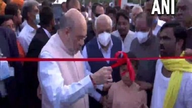 India News | Amit Shah Inaugurates Rail Overbridge, Several Other Developments Projects in Ahmedabad
