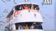 India News | PM Modi Takes Boat Ride from Lalita Ghat to Ravidas Ghat in Varanasi