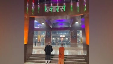 India News | PM Modi Visits Banaras Station, Says We're Working to Ensure Clean, Modern and Passenger-friendly Railway Stations