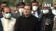 Rahul Gandhi Joins Opposition&rsquo;s Protest March From Parliament to Vijay Chowk Demanding To Revoke Suspension of 12 Rajya Sabha MPs