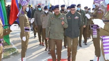 India News | J-K DGP Visits Armed Police Complex in Baramulla
