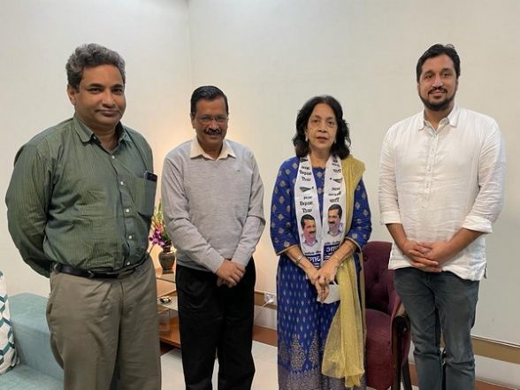 India News | Goa Polls 2022: 'Expelled' BJP MLA Alina Saldanha Joins AAP - Vimarsana News