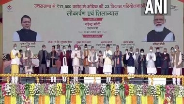 India News | PM Modi Lays Foundation Stone of Projects Worth Rs 17,500 Cr in Uttarakhand