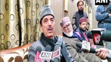 India News | Delimitation: ST Seats Should Be Distributed Equally Among Jammu, Kashmir, Says Ghulam Nabi Azad