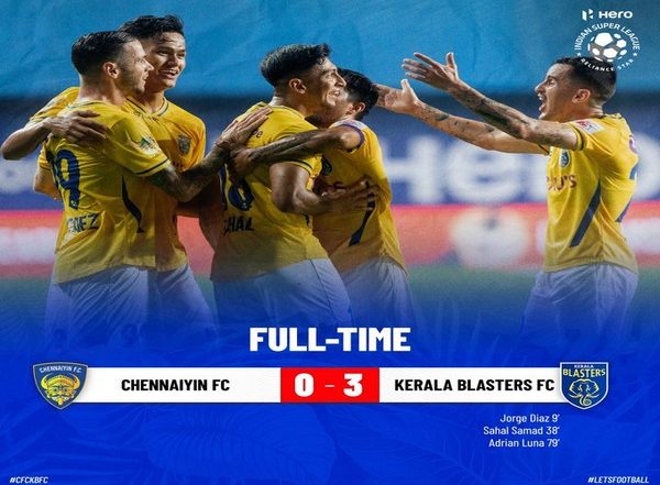 Sports News | ISL: Kerala Blasters Defeat Chennaiyin FC