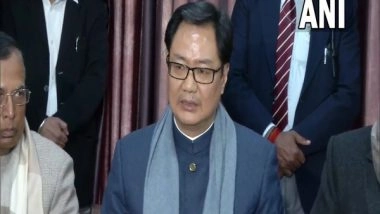 India News | Centre to Work Together with Punjab Govt, Says Kiren Rijiju on Ludhiana Court Explosion