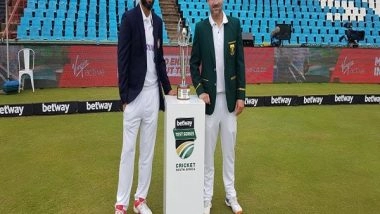 Sports News | SA Vs Ind, 1st Test: Players Observe Moment of Silence in Honour of Late Archbishop Desmond Tutu