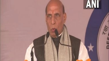 India News | India Has Never Been Aggressor but Ready to Defend Its People Against Nation with Hostile Intentions: Rajnath Singh