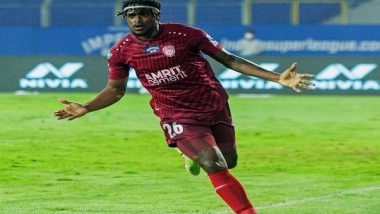 Sports News | ISL: Brown's Hat-trick Goes in Vain as NorthEast United Share Spoils with Mumbai in Cliffhanger