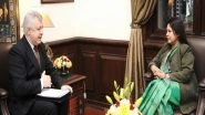 World News | Belarus Envoy Meets Meenakshi Lekhi