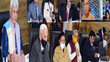 India News | J-K: LG Manoj Sinha Chairs Meeting of Shri Amarnathji Shrine Board