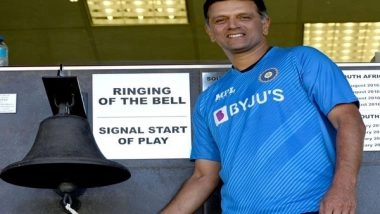 Sports News | SA Vs Ind, 1st Test: Dravid Rings Bell Before Start of Play on Day 4 at SuperSport Park