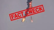 Fact Check: Viral Video Showing Crash of IAF Mi-17 V5 Helicopter Carrying CDS Gen Bipin Rawat Is Fake; Know Truth Here