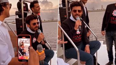 Fawad Khan’s Video of Singing Kishore Kumar’s ‘Dilbar Mere’ While Celebrating His 40th Birthday on a Yacht Goes Viral! – WATCH