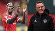 Manchester United Interim Manager Ralf Rangnick Says That He Would Not &lsquo;Convince&rsquo; Paul Pogba To Stay Back at Old Trafford
