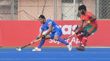 Asian Champions Trophy Hockey: India Trounce Bangladesh 9–0 With Dilpreet Singh Hitting Hattrick and Jarmanpreet Singh Scoring Brace