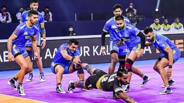 Tamil Thalaivas vs Bengaluru Bulls, PKL 2021–22 Live Streaming Online on Disney+ Hotstar: Watch Free Telecast of Pro Kabaddi League Season 8 on TV and Online