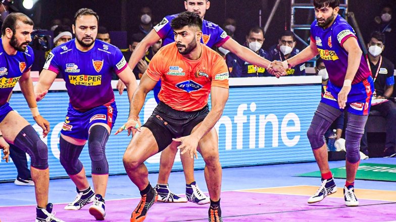 How to Watch Tamil Thalaivas vs U Mumba, PKL 2021-22 Live Streaming Online on Disney+ Hotstar? Get Free Live Telecast of Pro Kabaddi League Match & Score Updates on TV