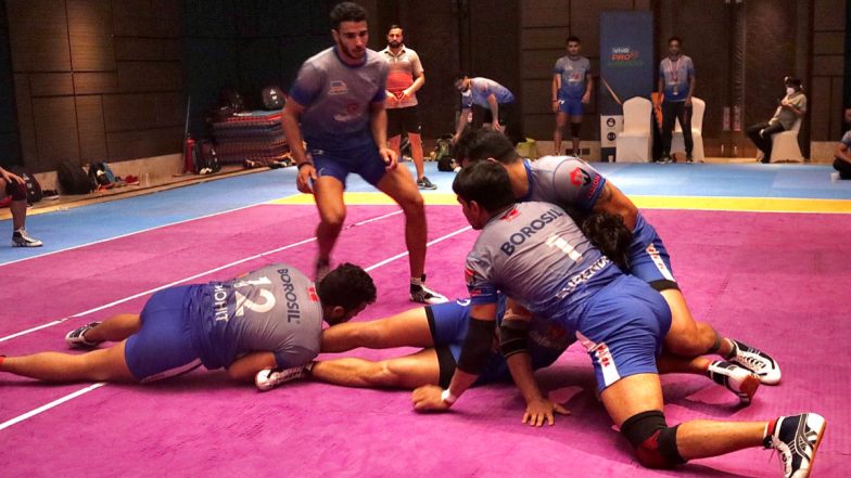 How to Watch Telugu Titans vs Haryana Steelers, PKL 2021-22 Live Streaming Online on Disney+ Hotstar? Get Free Live Telecast of Pro Kabaddi League Match & Score Updates on TV