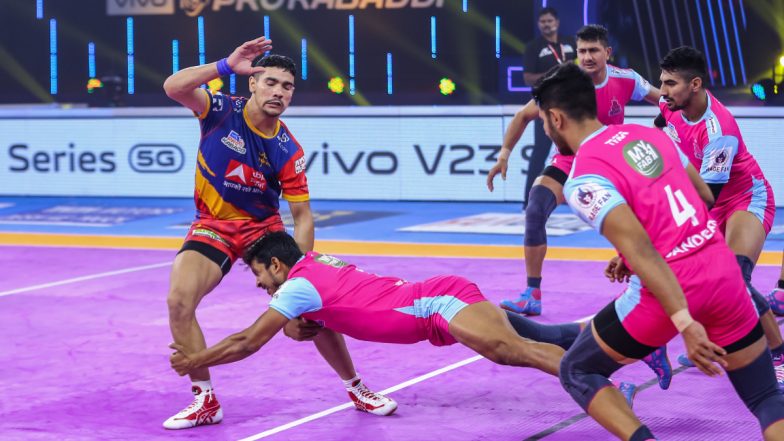 Jaipur Pink Panthers vs U Mumba, PKL 2021–22 Live Streaming Online on Disney+ Hotstar: Watch Free Telecast of Pro Kabaddi League Season 8 on TV and Online