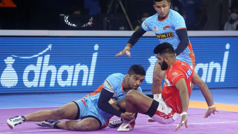 Patna Pirates vs Bengal Warriors, PKL 2021–22 Live Streaming Online on Disney+ Hotstar: Watch Free Telecast of Pro Kabaddi League Season 8 on TV and Online