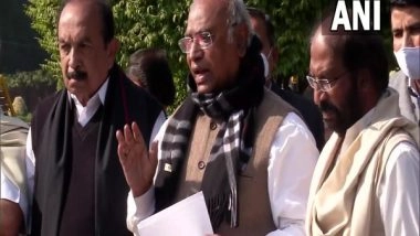 India News | Govt Responsible for 'obstructions' in RS, Suspension of MPs 'wrong': Kharge