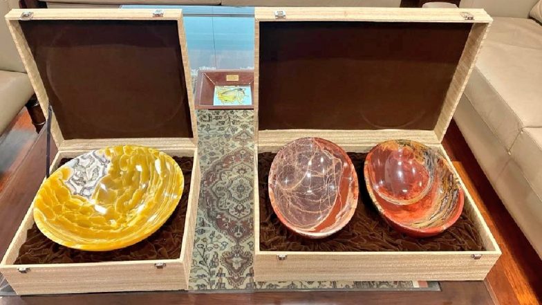 PM Narendra Modi Gifts Gujarat Made Artistic Agate Bowls to Russian President Vladimir Putin