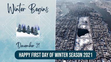 Happy First Day of Winter Season 2021: Twitterati Shares Warm Wishes and Greetings to Celebrate Winter Solstice