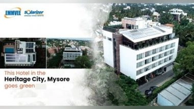 Business News | Hotel Roopa Elite in the Heritage City, Mysore Goes Green
