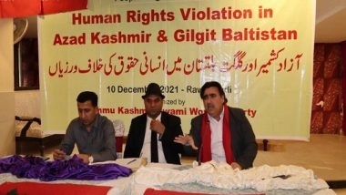 World News | Activists Demand Release of Political Prisoners in Pakistan, PoK, Gilgit Baltistan