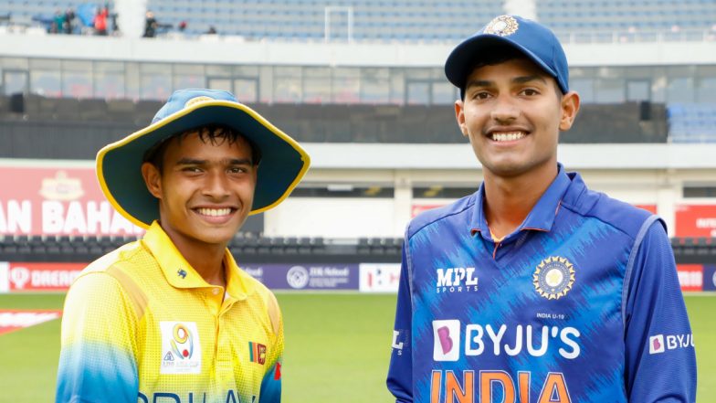 India U19 vs Sri Lanka U19 ACC Under-19 Asia Cup 2021 Final Interrupted Due to Rain in Dubai