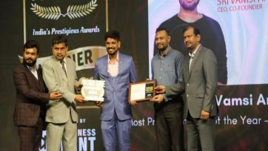Business News | Serial Entrepreneur Sri Vamsi Andukuri Named Most Prominent CTO in Blockchain Technology