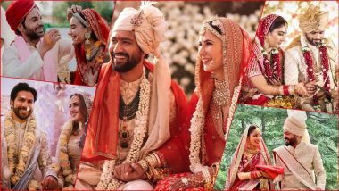 Indian Celebrity Weddings of 2021: From Katrina Kaif-Vicky Kaushal to Rahul Vaidya-Disha Parmar, Couples Who Tied the Knot This Year