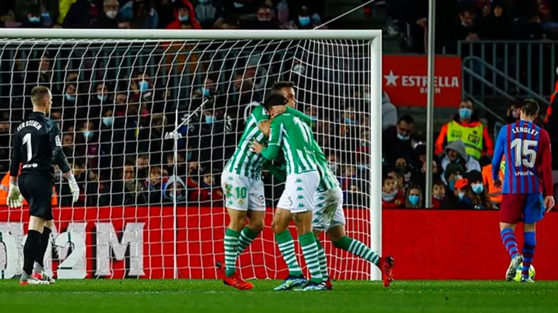 Juanmi’s Goal Gives Xavi’s Barcelona a Reality Check as Real Betis Register 1-0 Win in La Liga 2021-22