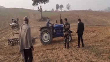 India News | Farmers Start Cultivation with Government Support Near International Border in J-K's Kathua