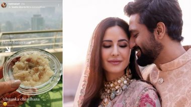 Katrina Kaif Prepares Halwa For Hubby Vicky Kaushal And Family As Part of Chauka Chadhana Ritual And It Looks Delicious! (View Pic)